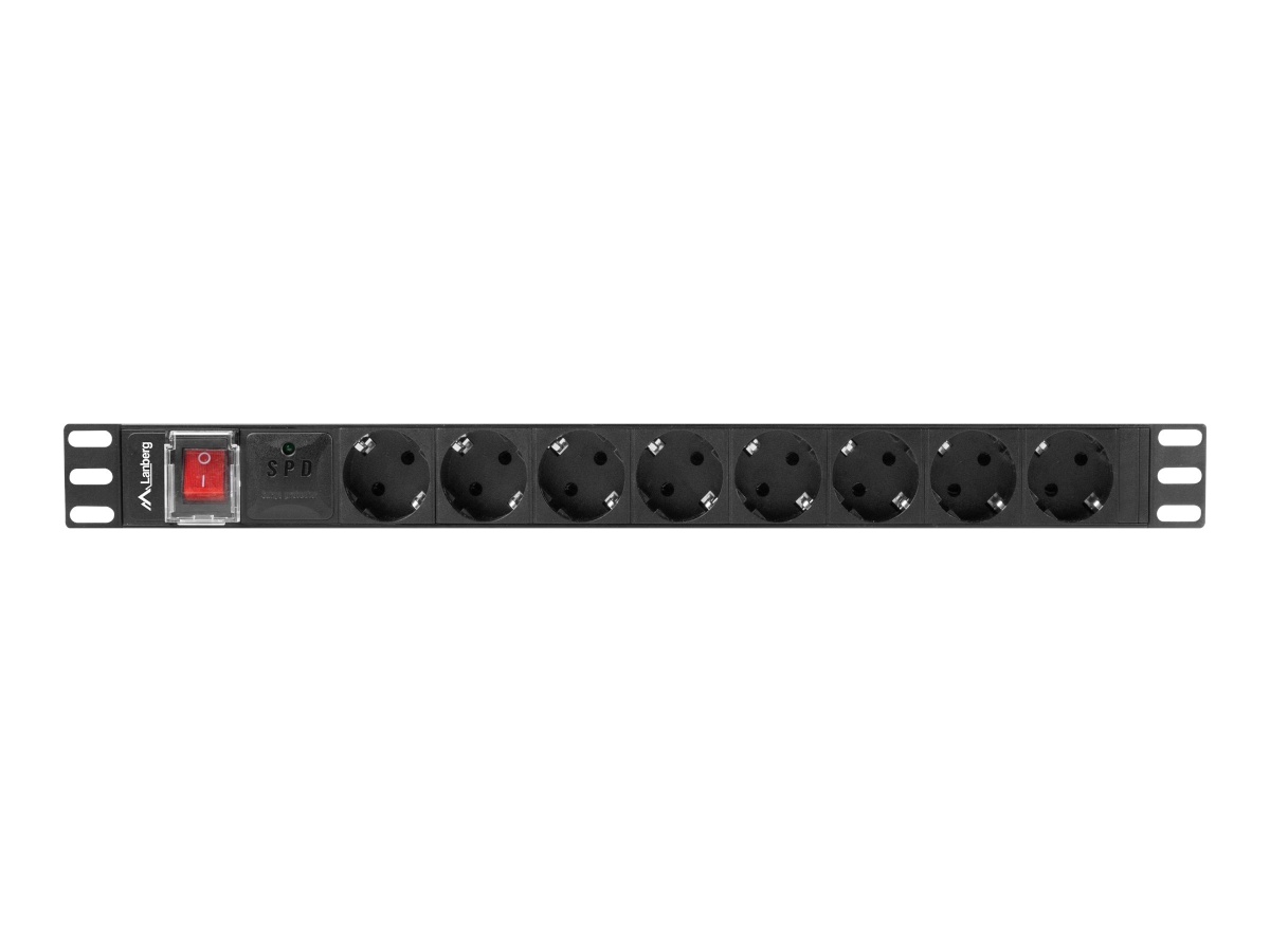 Lanberg Power Distribution unit 19", 8 outlets, must | Lanberg