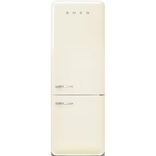 Smeg külmik FAB38RCR6 50-ndate stiil, 205cm, 344/137 l, 37dB, puutetundlik juhtimine, NoFrost, kreem