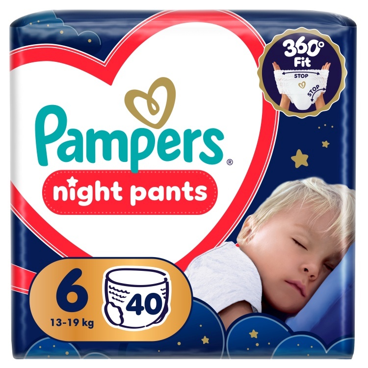 Pampers mähkmed Night Pants Püksmähkmed, suurus 6, 40 tk