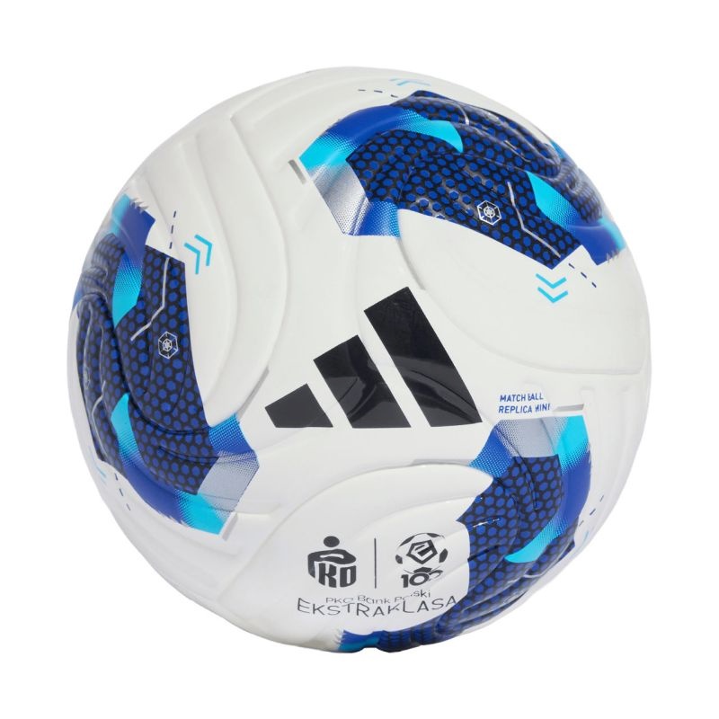 adidas Football Ekstraklasa 26/27 Mini white and blue KE5150 1
