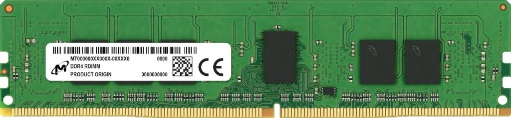 Micron mälu Server memory DDR4 16GB/3200MHz RDIMM 1Rx8 CL22