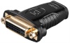 Goobay HDMI/DVI-I adapter, kuldne-plated 68690