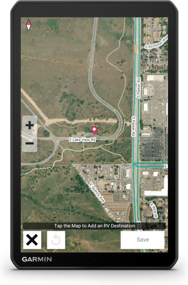 Garmin Camper 895 RV navigaator, 8"