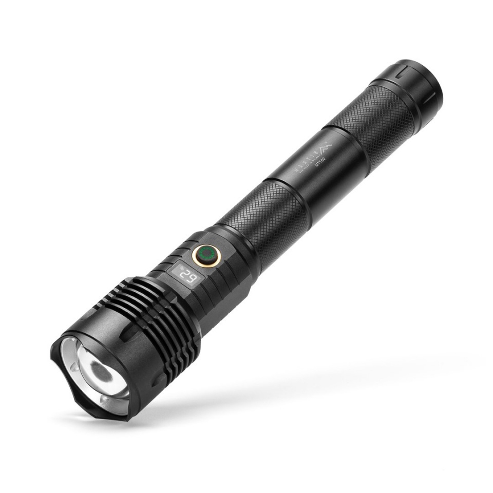 MONTIS taskulamp Taktyczna ręczna latarka akumulatorowa LED MT160 must Hand flashlight