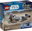 LEGO klotsid 75436 Star Wars Der Mandalorianer und Grogu auf ihrem Speeder Bike