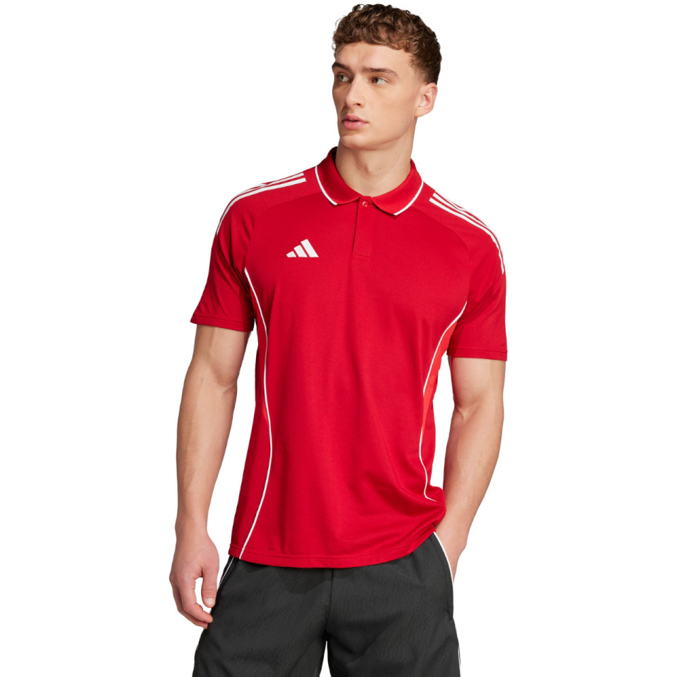 Adidas Teamwear T-särk meestele Tiro 25 Competition Polo punane JY1805 suurus S