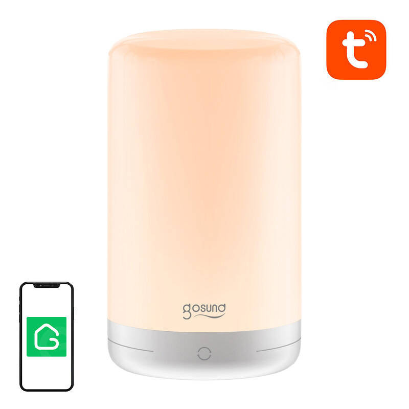 Gosund öölamp RGB WiFi Smart Night Light LB3 Tuya, valge