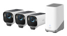 Anker turvakaamerasüsteem eufyCam S3 Pro 4K Security Camera System, 3 Cameras, valge