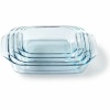 Pyrex ahjunõude komplekt läbipaistev 4tk