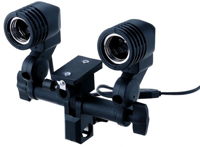 StudioKing valgusstatiiv Universal E27 Lampholder with 2 Sockets DLE27D