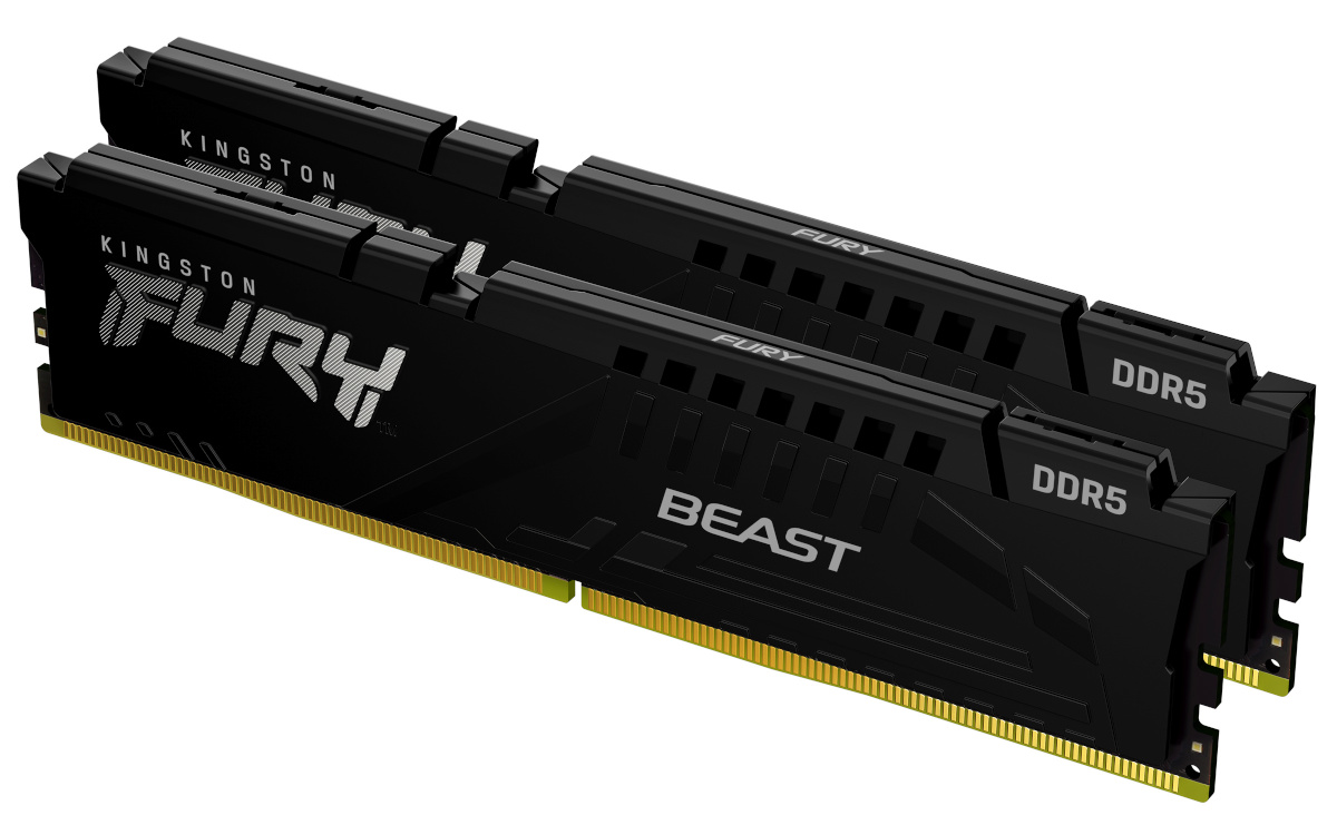 Kingston mälu Memory DDR5 Fury Beast Black 32GB(2x16GB) 6000MHz CL36