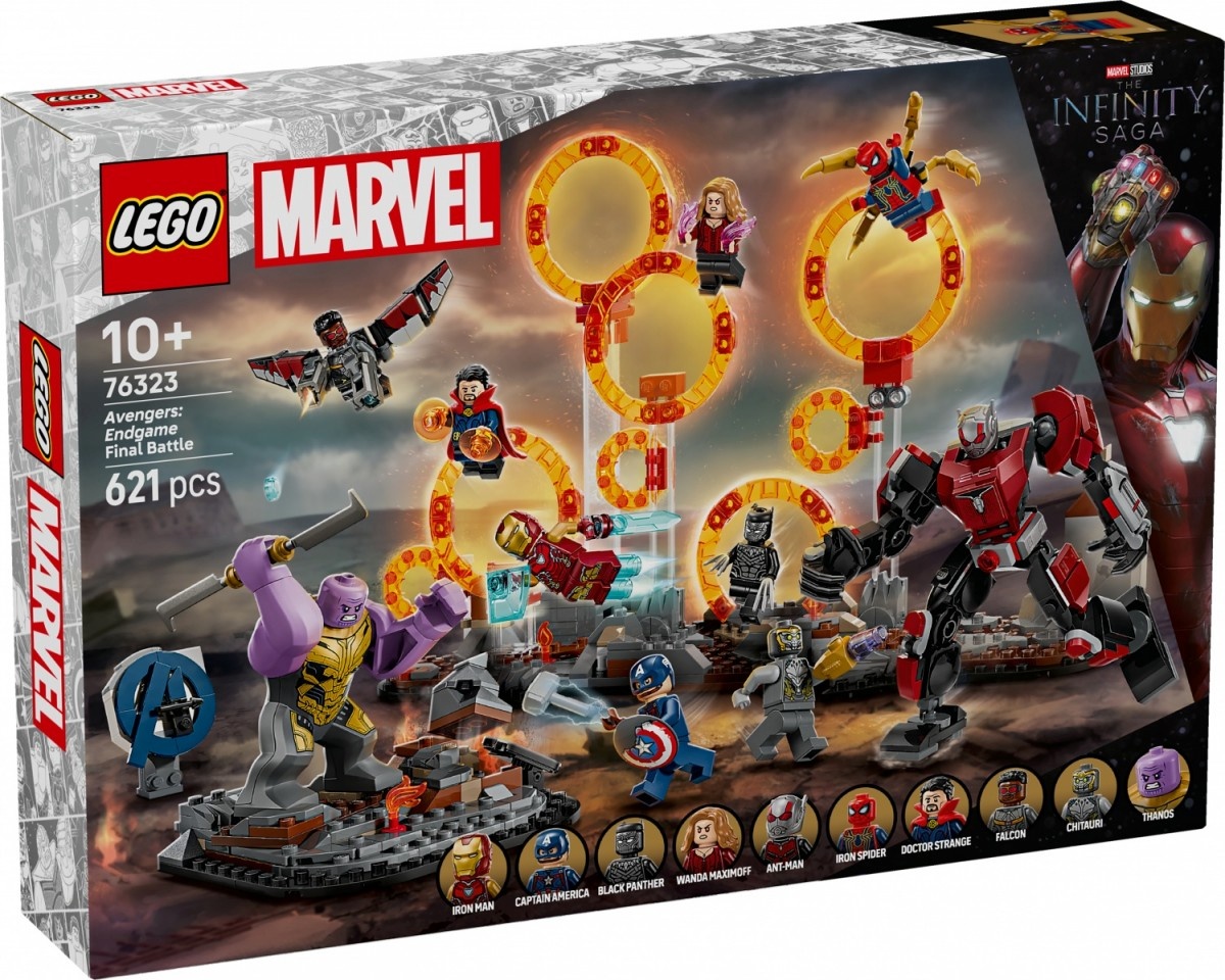 LEGO klotsid 76323 Marvel Super Heroes Avengers: Endgame letzter Showdown