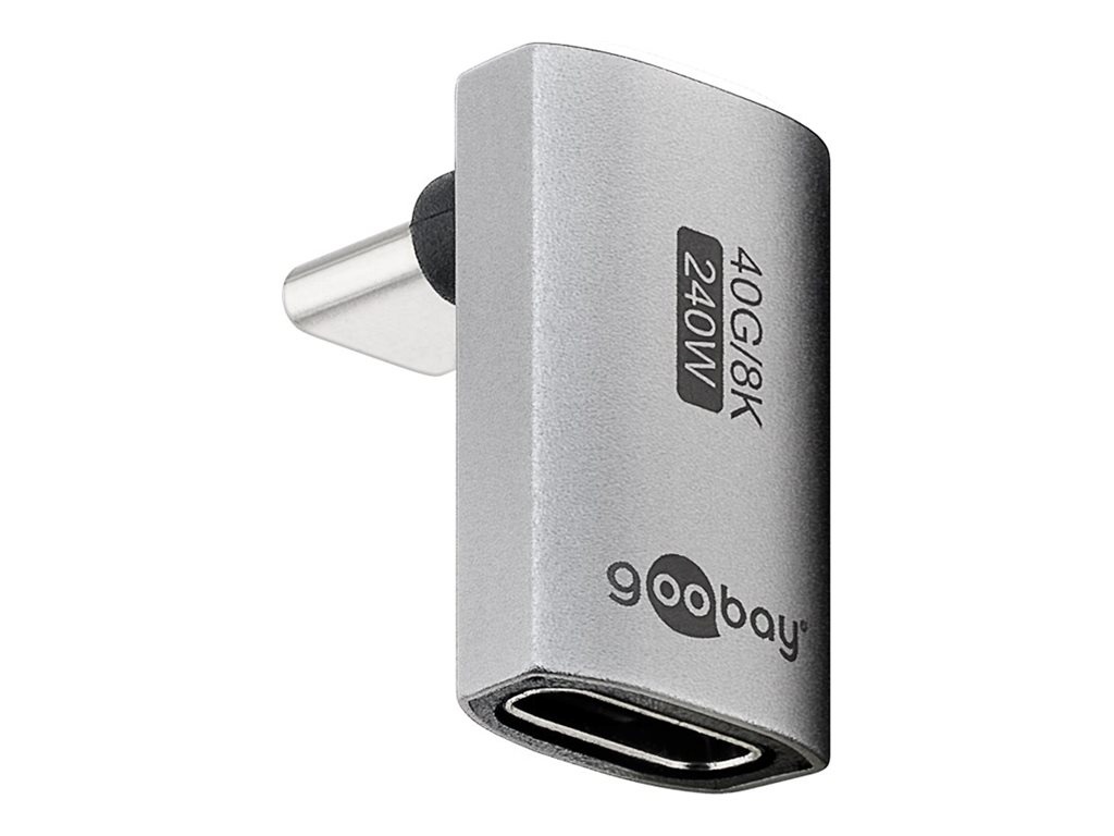 Goobay 74442 USB-C™ Vertical 90° Long, USB4™ | Goobay