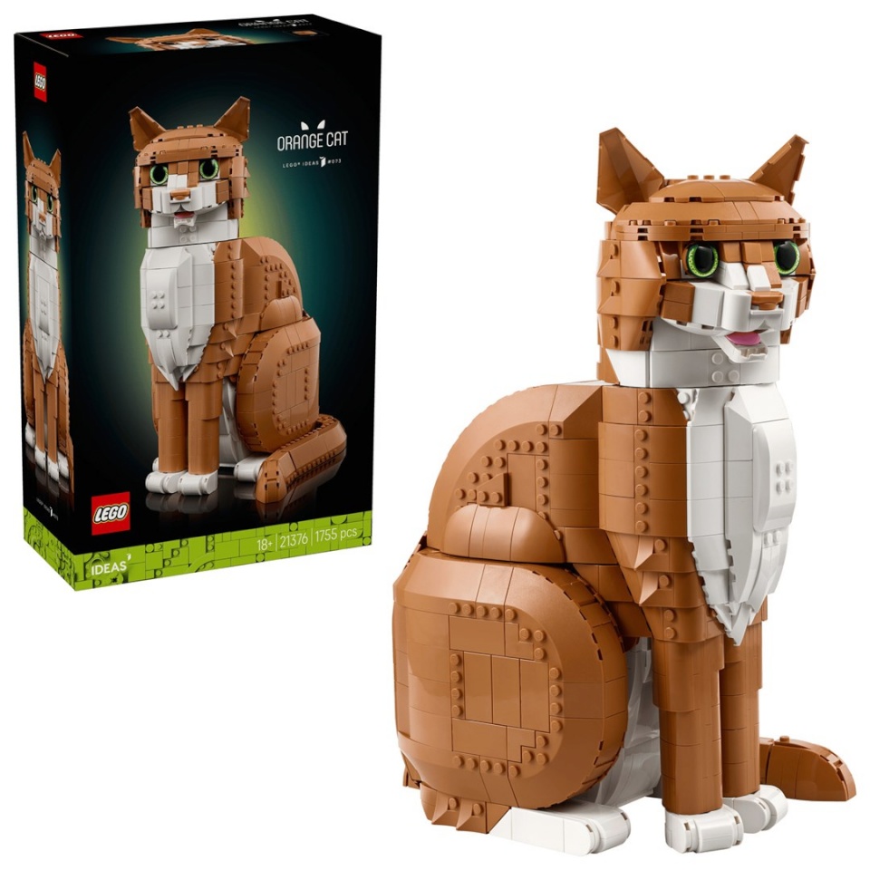 Lego klotsid IDEAS 21376 oranž Cat