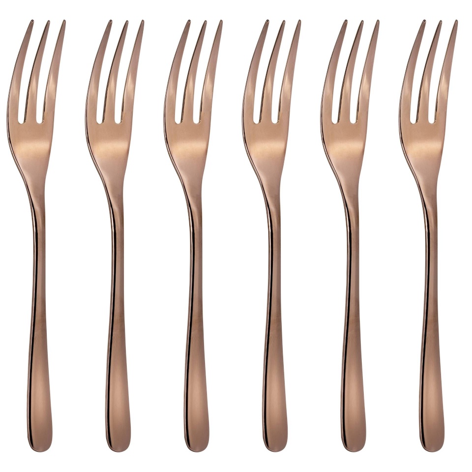 Sambonet söögiriistade komplekt Taste cake fork set 6-osaline copper
