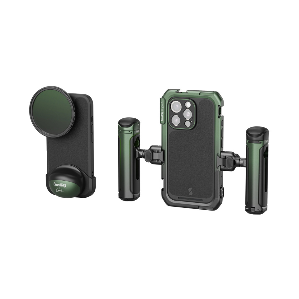 SmallRig kaamerapuur x Brandon Li 5002 Mobile Light- weight Video Kit for iPhone 16 Pro CoDes