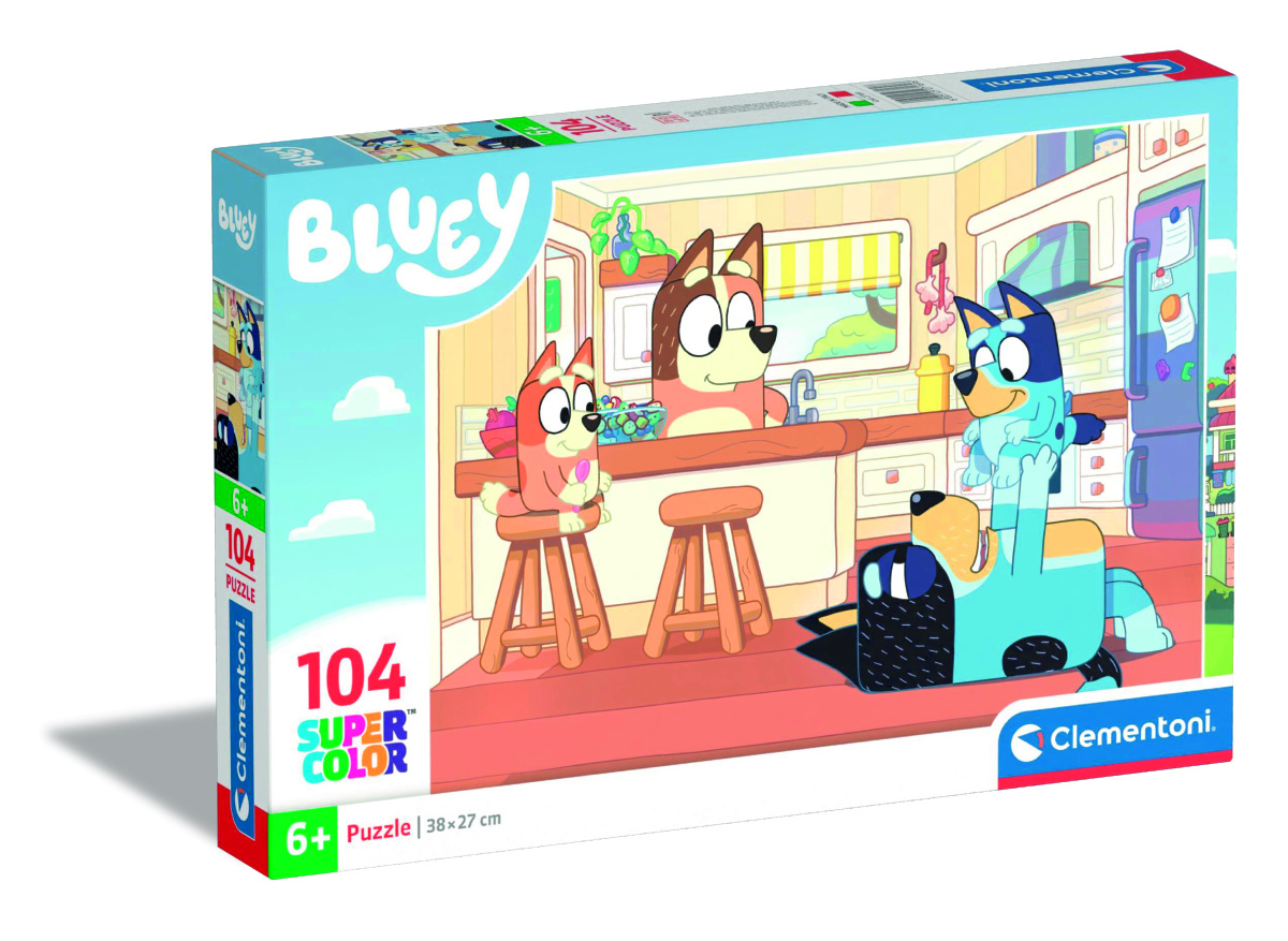 CLEMENTONI Bluey pusle, 104 tk, 27169