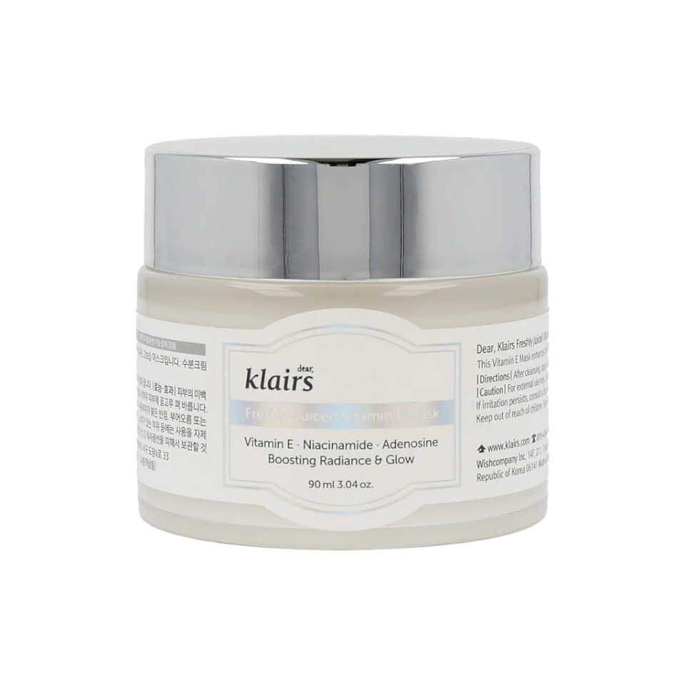 Dear, Klairs näomask Freshly Juiced Vitamin E Mask 90g, unisex