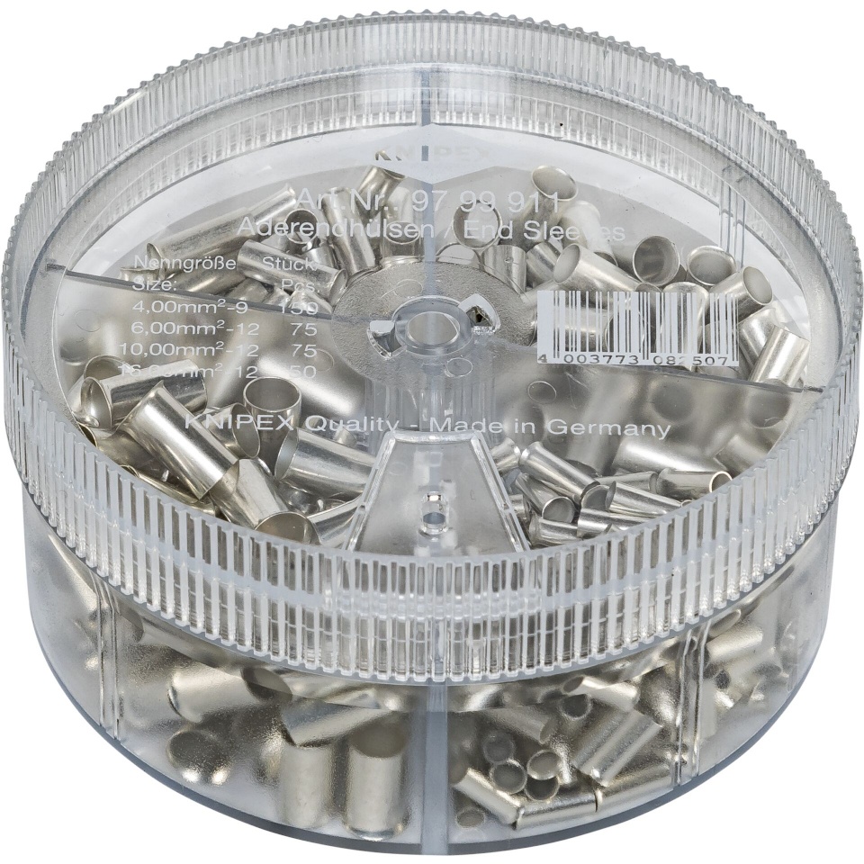 Knipex Assortment uninsulated kaablihülsid wire ferrules