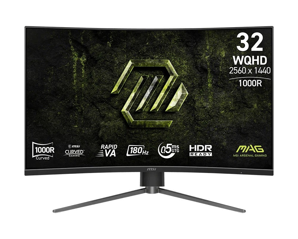 MSI monitor MAG 325CQPF E18 31.5/LED/WQHD/LED/Curved/180Hz/must