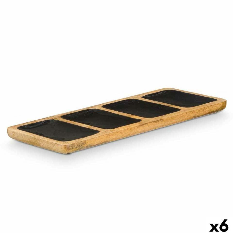 GiftDecor kandik sektsioonidega MALI-941 B must 46x3x17cm (6tk)