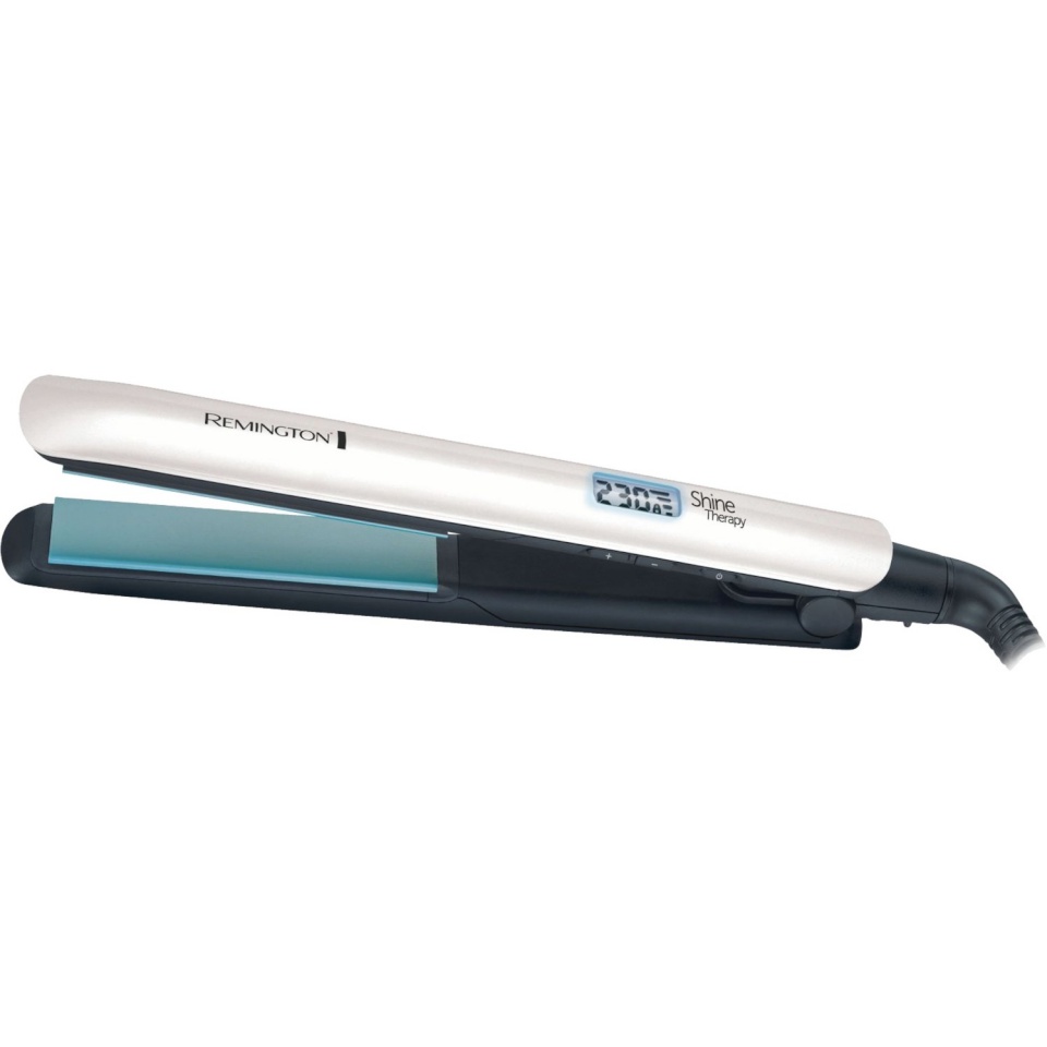 Remington juuksesirgendaja S8500 Shine Therapy Hair Straightener, must/valge