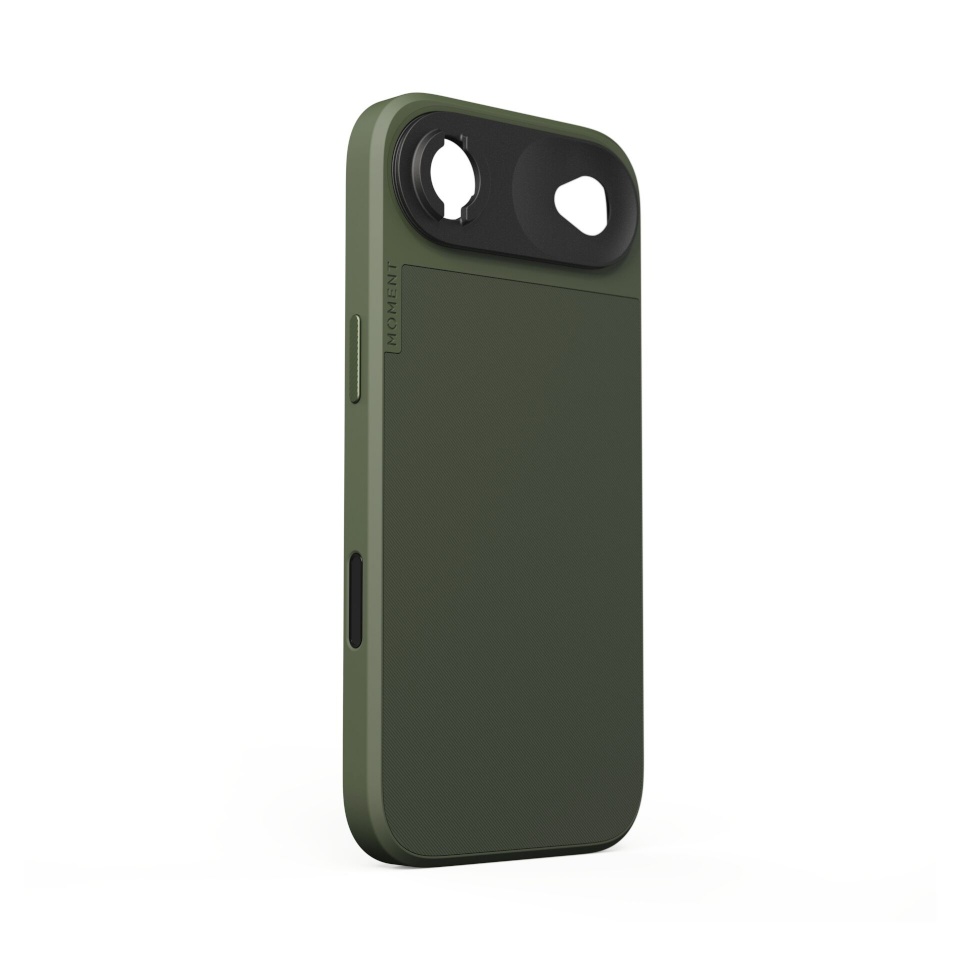 Moment kaitsekest Camera Case for iPhone 17 Air with MagSafe Olive