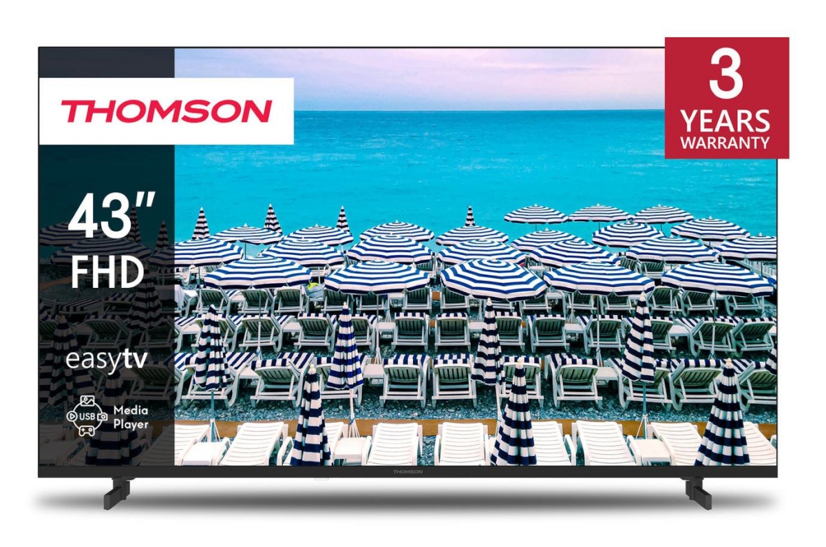 THOMSON televiisor 43 " 4K Ultra HD 1920 X 1080 Pixels flat 16:9 led 43fd2s13