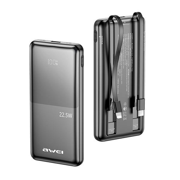 AWEI akupank Powerbank 10000mAh P76K 22,5W 4 charging output