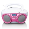Lenco CD-raadio Lenco SCD301PK, roosa