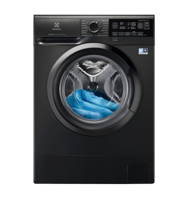 Electrolux pesumasin EW6SN306SPX SensiCare 600 Washing Machine, 6kg, 1000 p/min, must