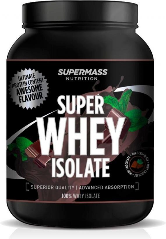 Supermass Nutrition toidulisand Super Whey Isolate Protein Powder, Mint Chocolate, 1,3kg