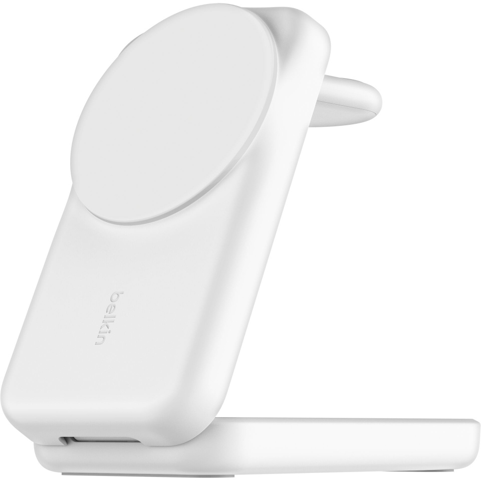 Belkin juhtmevaba laadija UltraCharge 25W Qi2 magn. 3-in-1 Lad.klappb.ws. WIZ036kqWH