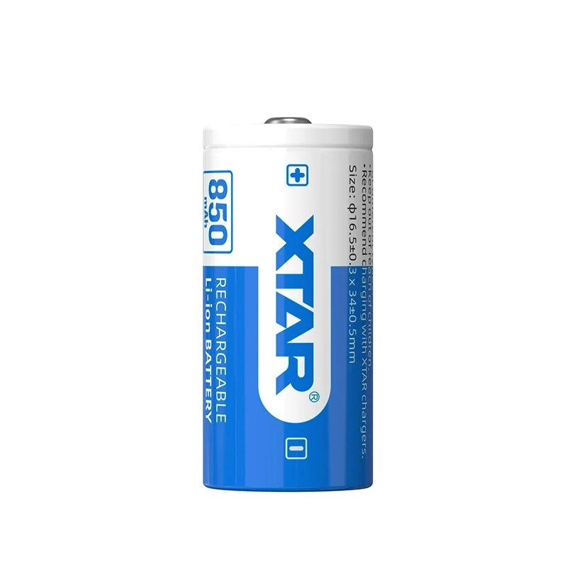 Xtar aku Battery 16340/R-CR123 3,7V Li-ion 850 mAh