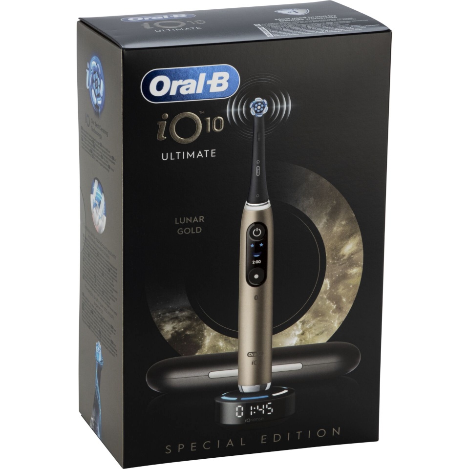 Braun elektriline hambahari Oral-B iO Series 10 Lunar kuldne Special Edition must