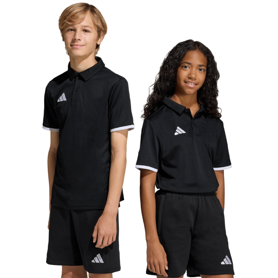 Adidas Teamwear T-särk lastele Entrada 26 Polo must JZ6629 suurus 140cm