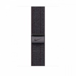 Apple kellarihm Watch 45mm Black/Blue Nike Sport Loop, must/sinine