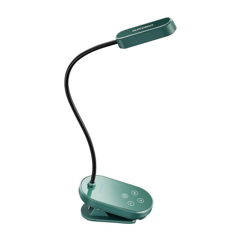 Glocusent lugemislamp GLCSNTBL006 Mini Clip-On Book Light, roheline