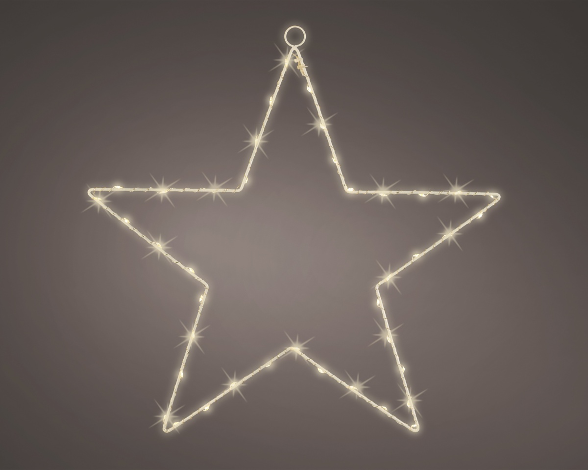 Lumineo jõulutuled 496963 Hanging Star Lamp for Outdoor Use, 58cm