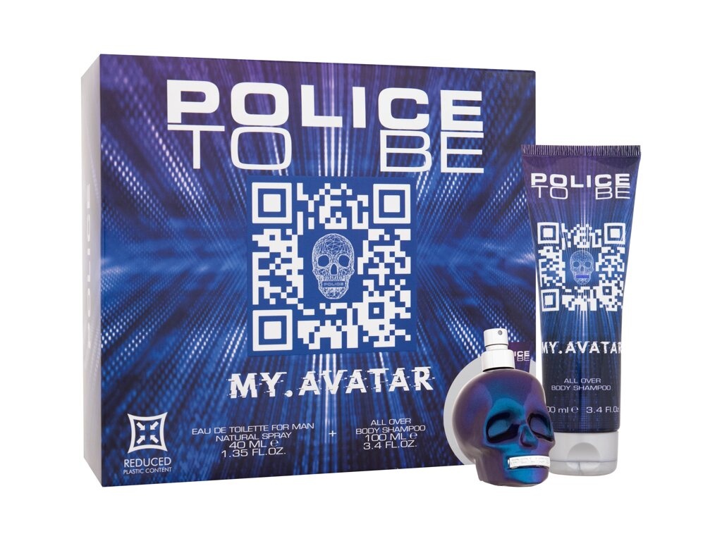 Police komplekt To Be EDT 40ml + Shower Gel 100ml, meestele