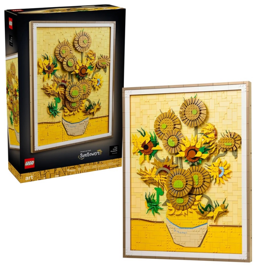Lego klotsid ART 31215 Vincent van Gogh – Sunflowers