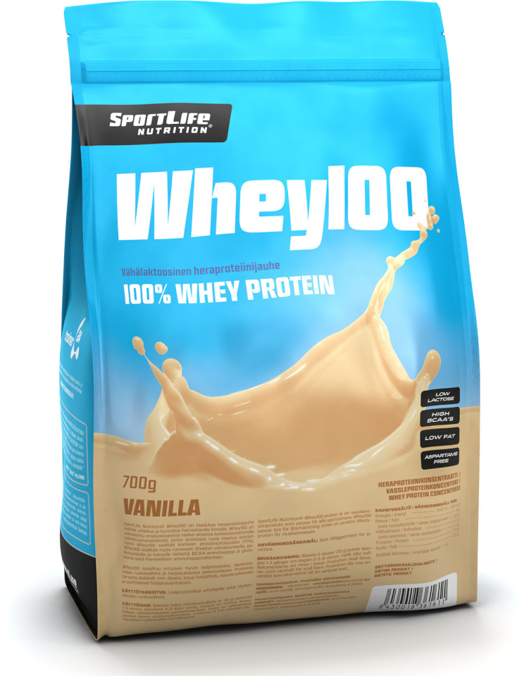 SportLife vadakuvalk Whey100 Vanilja, 700g