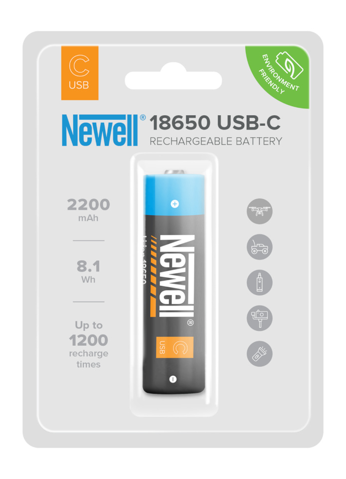 Newell aku 18650 USB-C 2200mAh