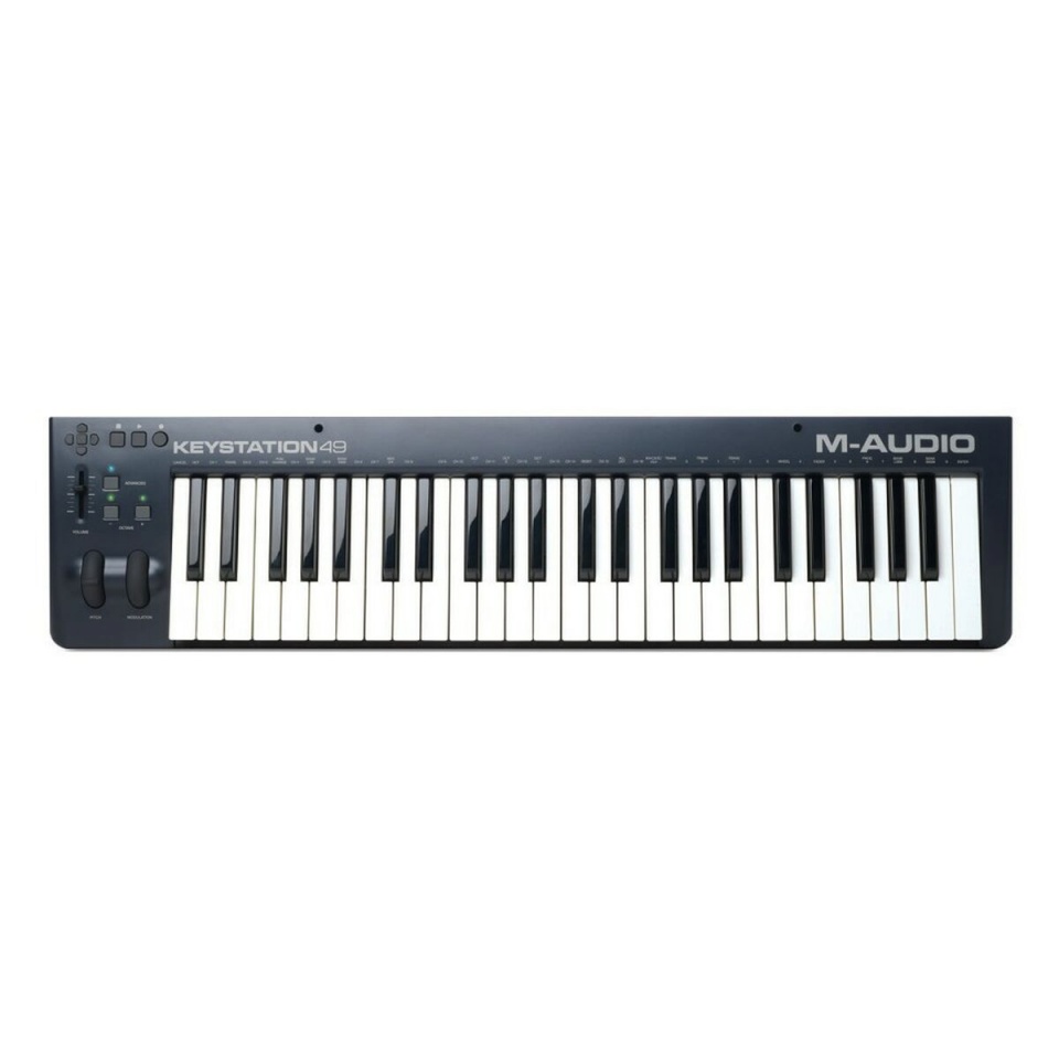 M-Audio süntesaator Keystation 49 MK3 MIDI Keyboard, USB, must