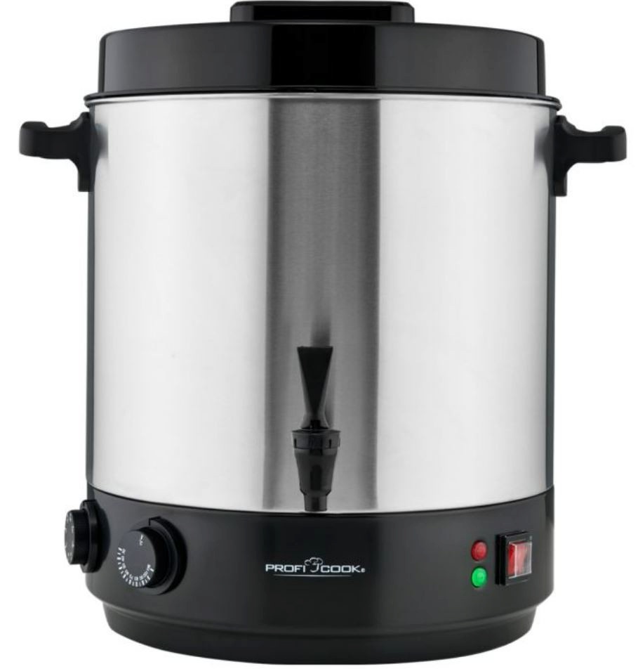 ProfiCook pastöriseerija-joogimahuti PCEKA1283 Preserving Machine, roostevaba teras/must