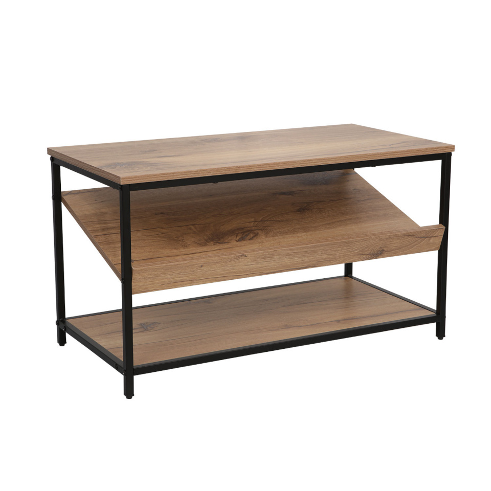 H4Y jalatsiriiul Dimitra, 80x40x45cm, pruun/must