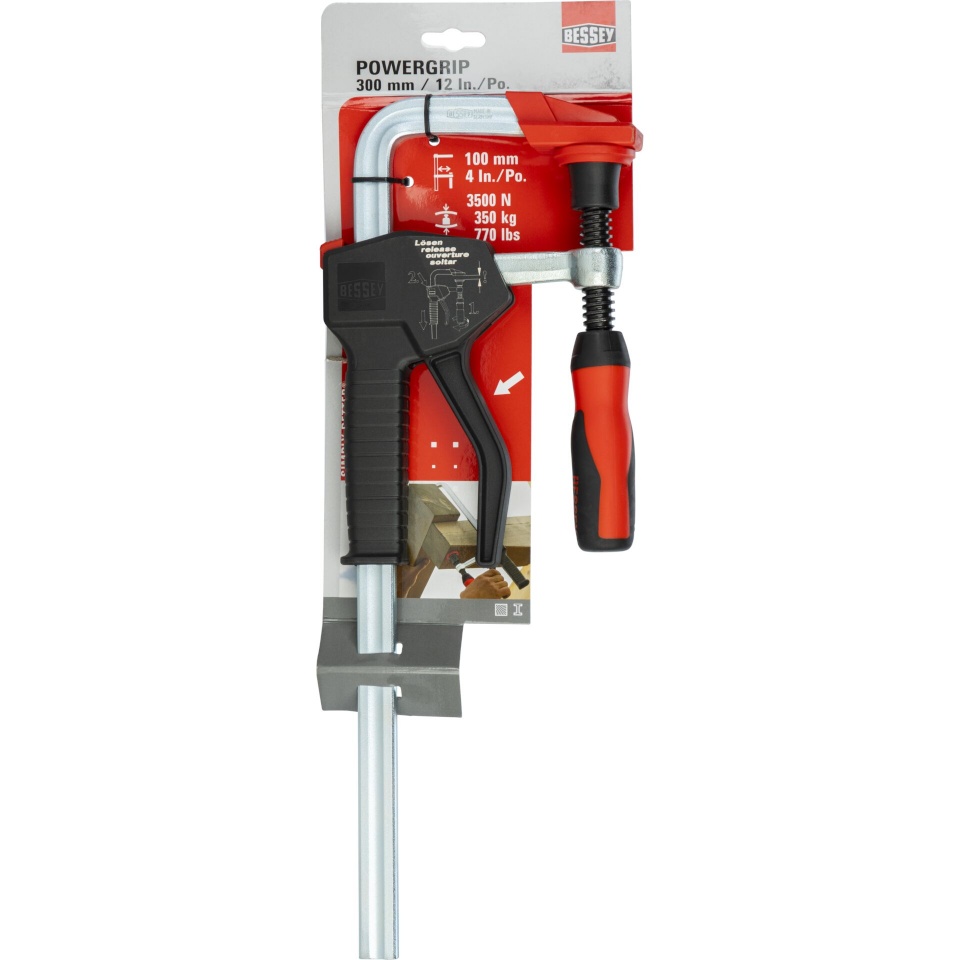 Bessey pitskruvi One-handed Clamp EHZ-2K 300/100