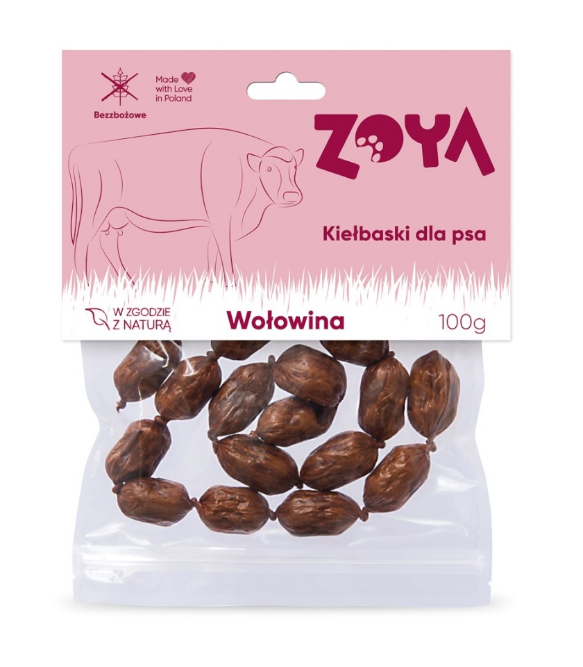 Zoya maius koerale Beef Sausages, 100g