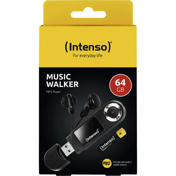 Intenso mp3-mängija MP3 Player Music Walker 64GB must