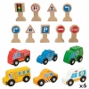 Woomax Sõidukite Mängukomplekt 15-osaline 6 Ühikut